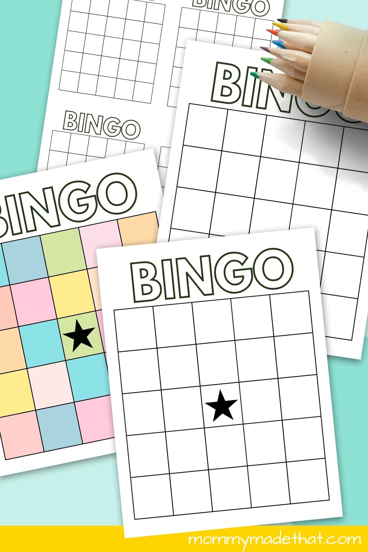 Blank Bingo Template Free Printable