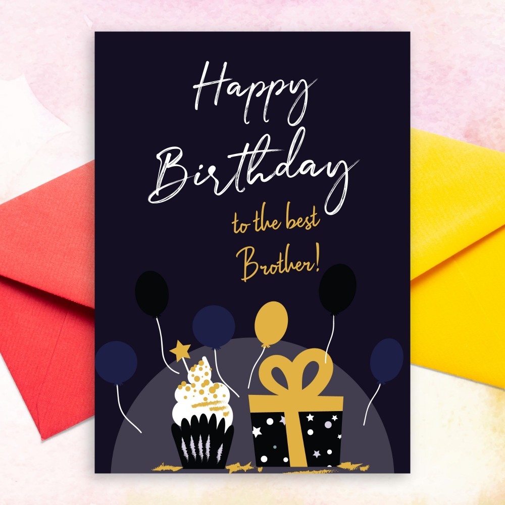 Birthday Cards For Brother Customize Download Or Print
