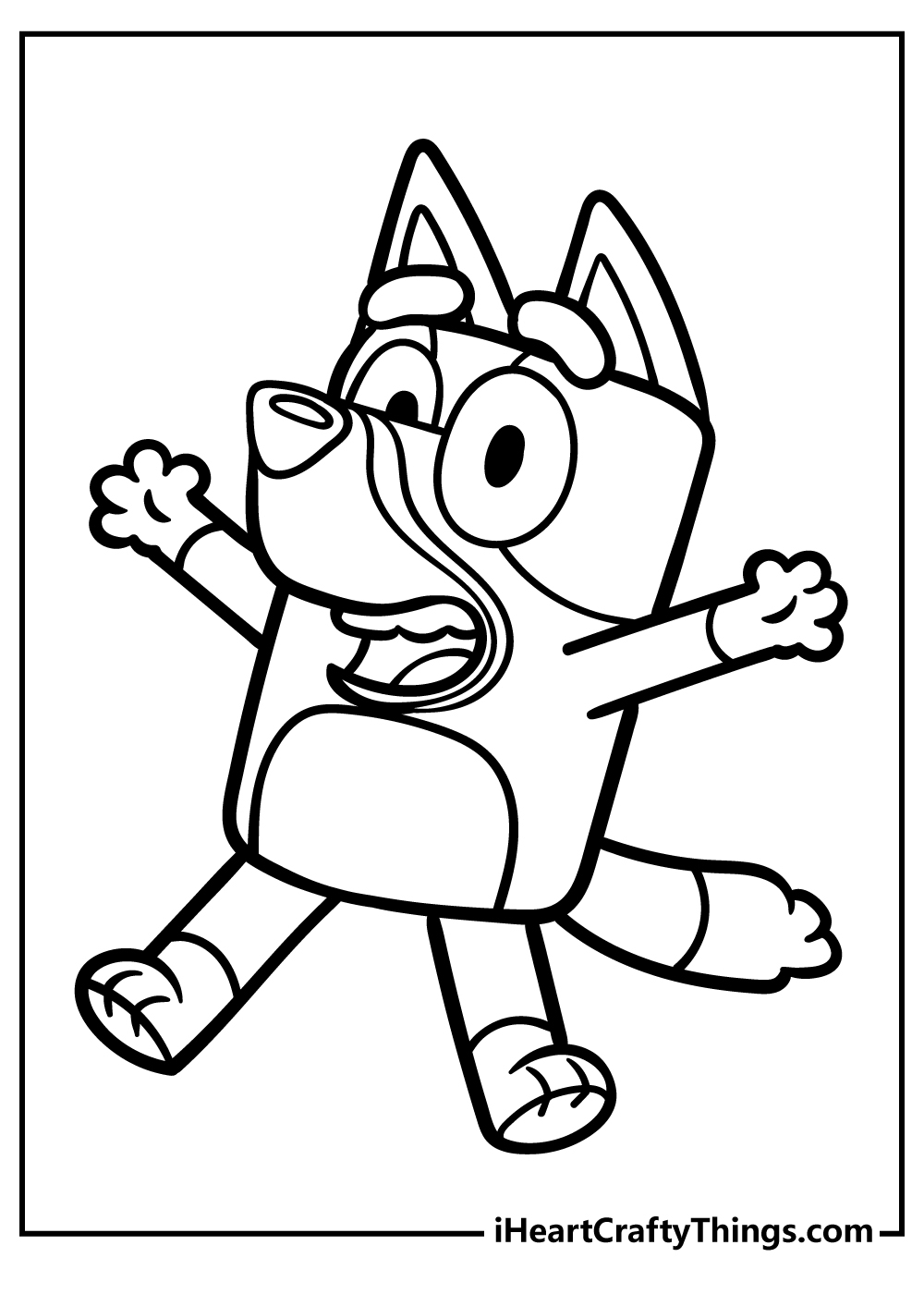Bluey Coloring Pages 55 Free Printables For Kids