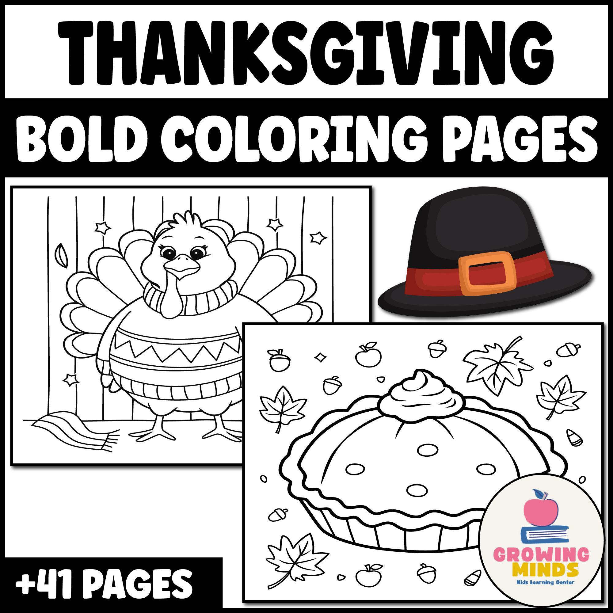 Bold Thanksgiving Coloring Pages Coloring Sheet Made By Teachers