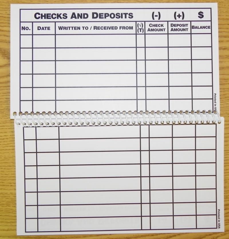 Check Register Template Free Printable Check Register Free Organizing Printables Accounting Ledger Book