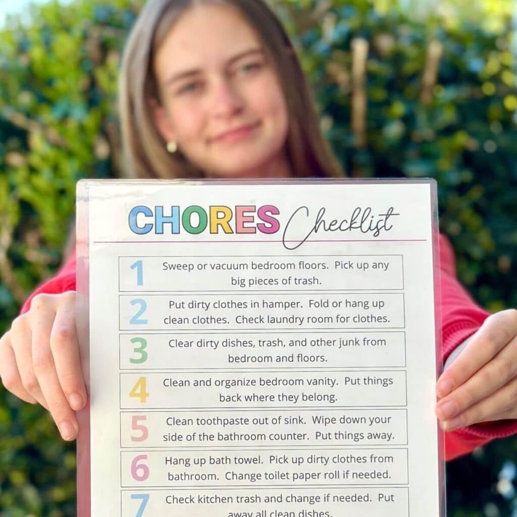Free Printable Chore Charts For Families