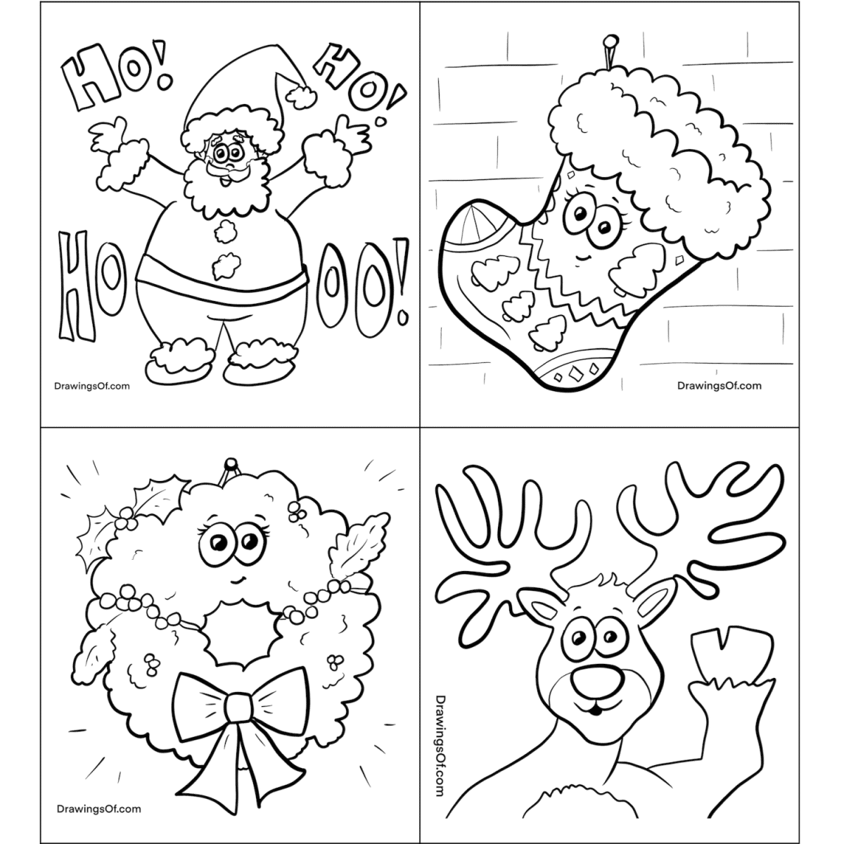 Christmas Coloring Pages Free Printable