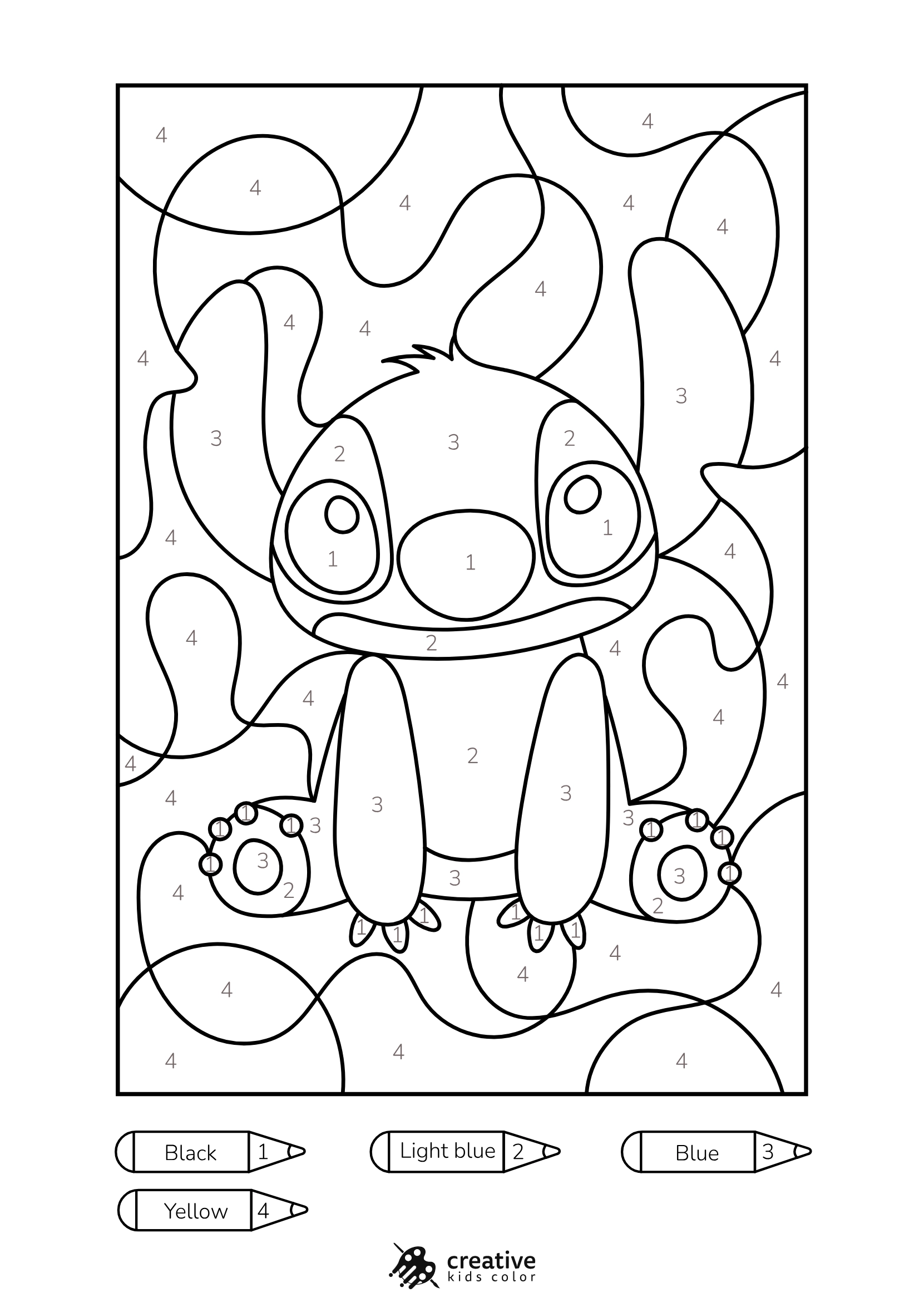 Free Printable Color By Number