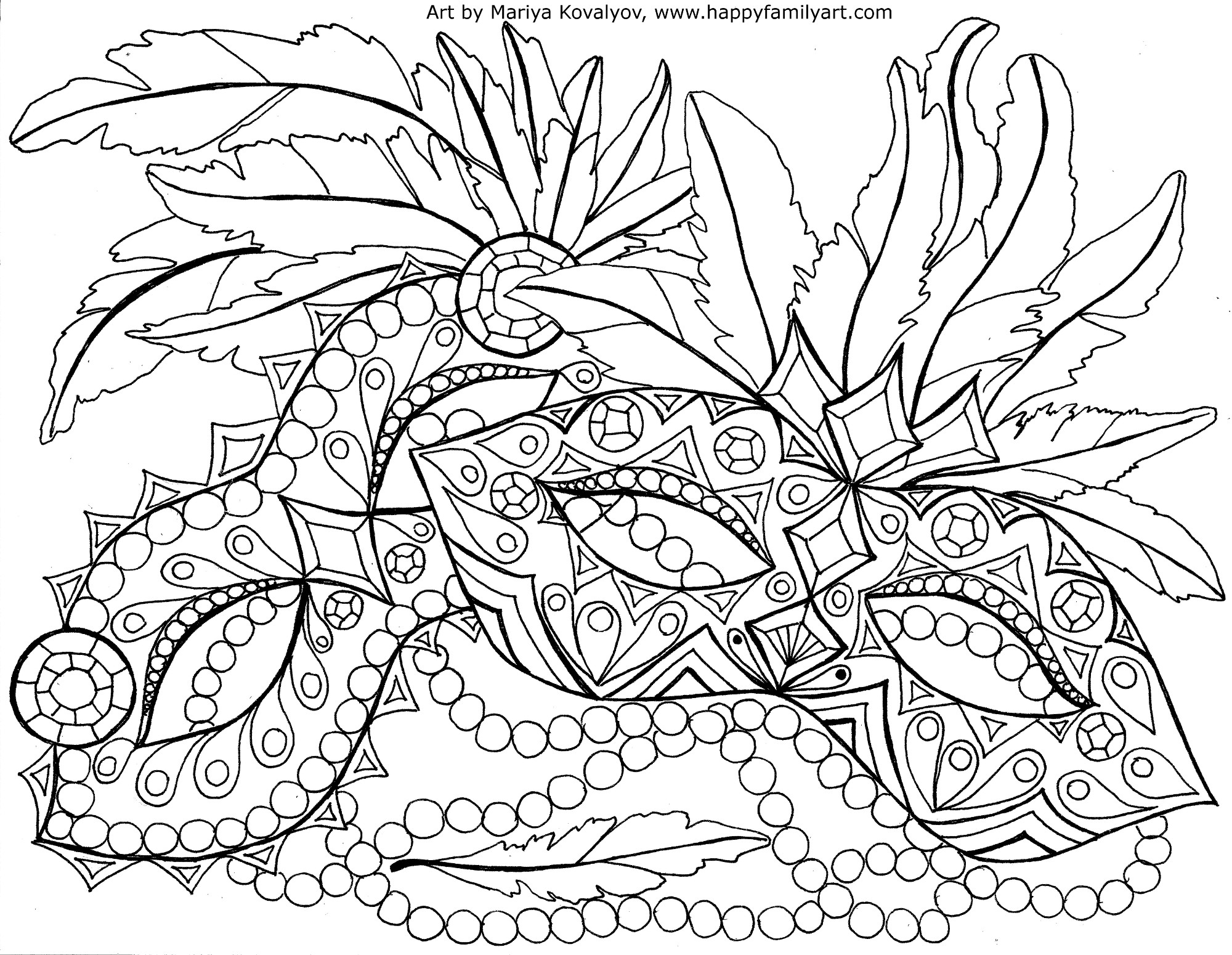 Coloring Pages Happy Family Art