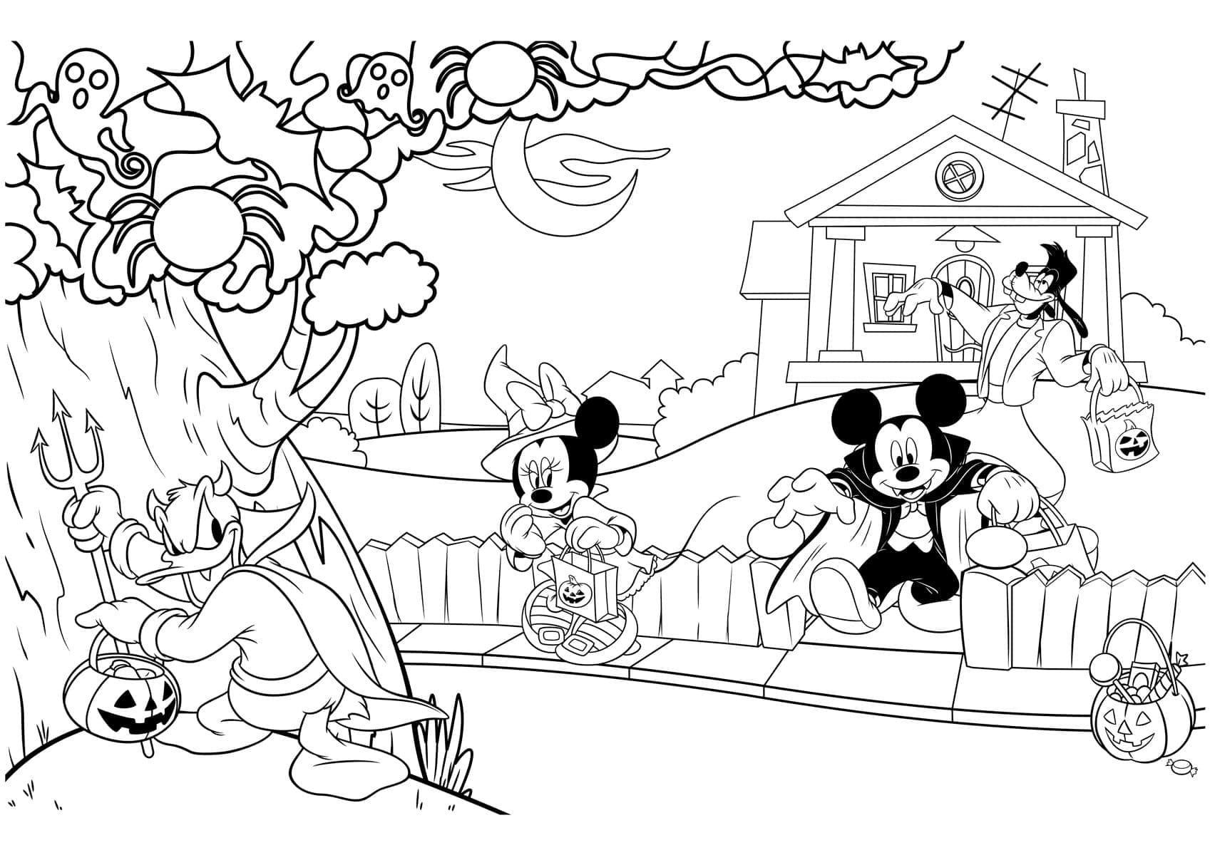 Free Halloween Printables Coloring Pages
