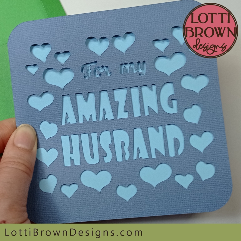 DIY Birthday Card For Husband