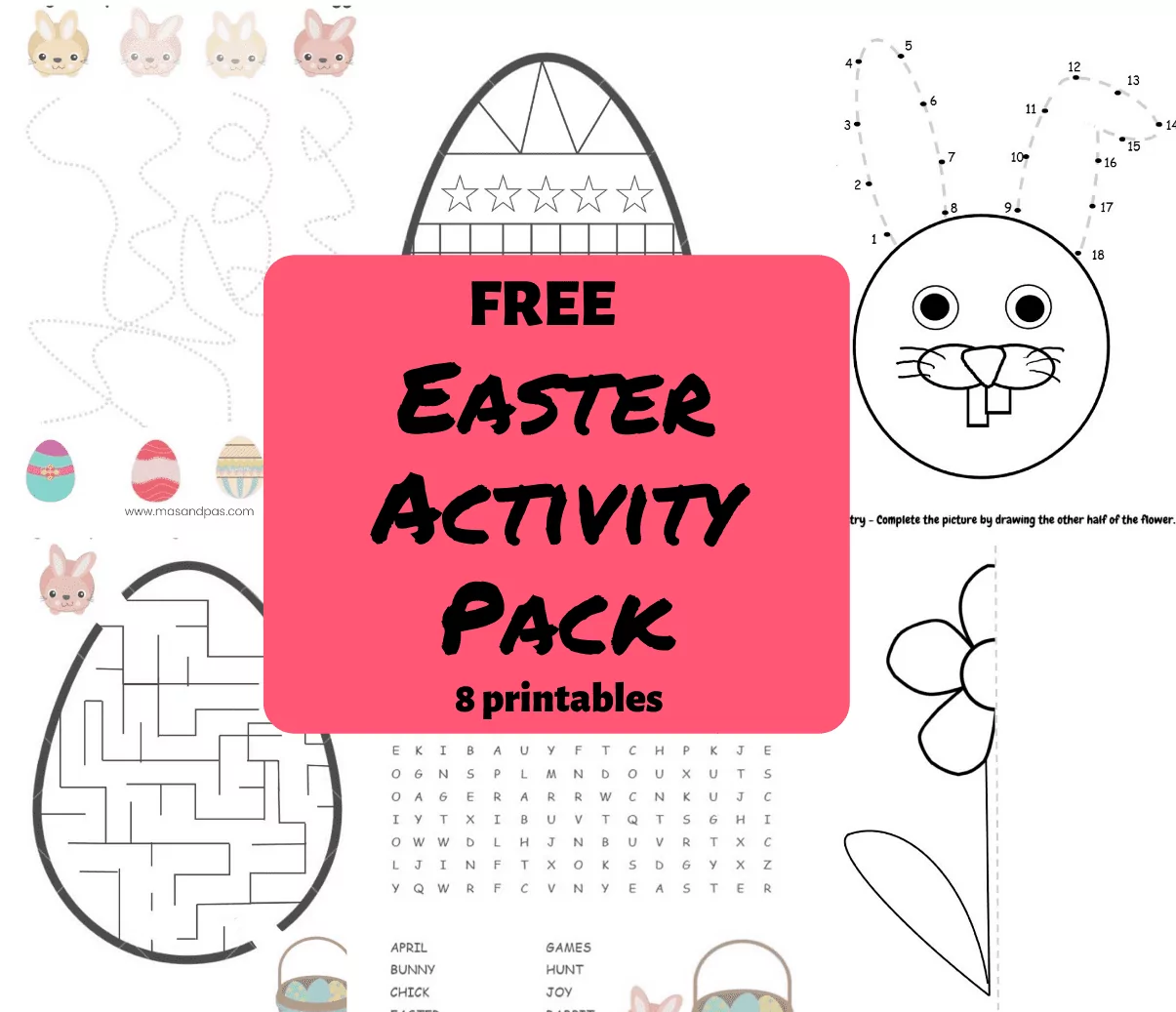 Easter Activity Pack Free Easter Printable Booklet Mas U0026 Pas