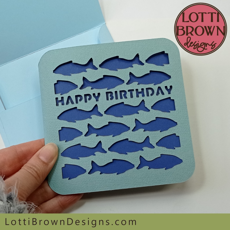 Fishing Birthday Card Templates