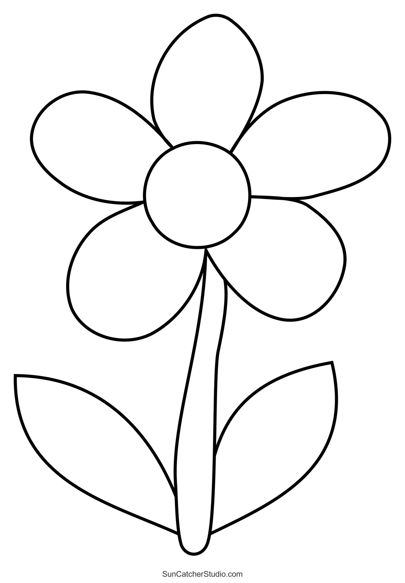 Flower Templates Patterns SVG Files Printable Stencils Free Printables Monograms Design Tools Patterns U0026 DIY Projects