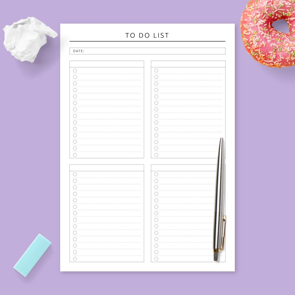 Free Printable To Do List Pdf Free Download