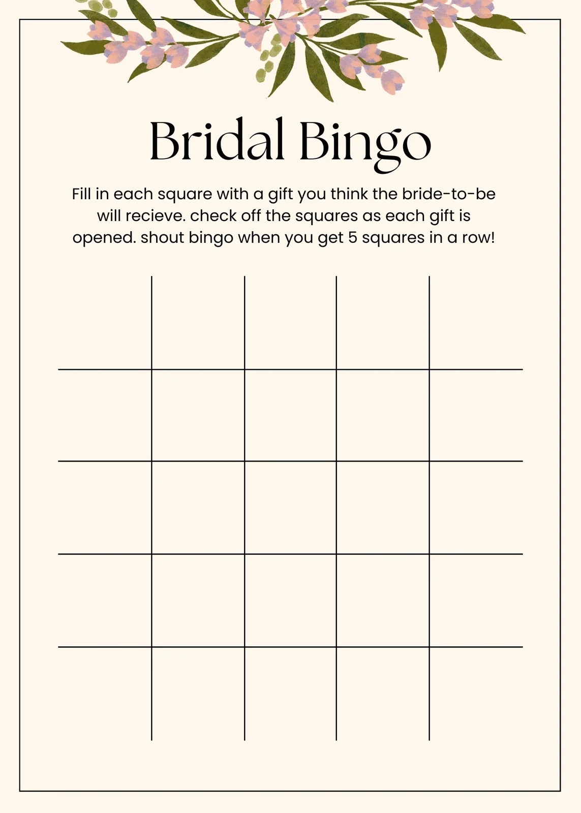 Free Bingo Card Templates To Customize And Print Canva