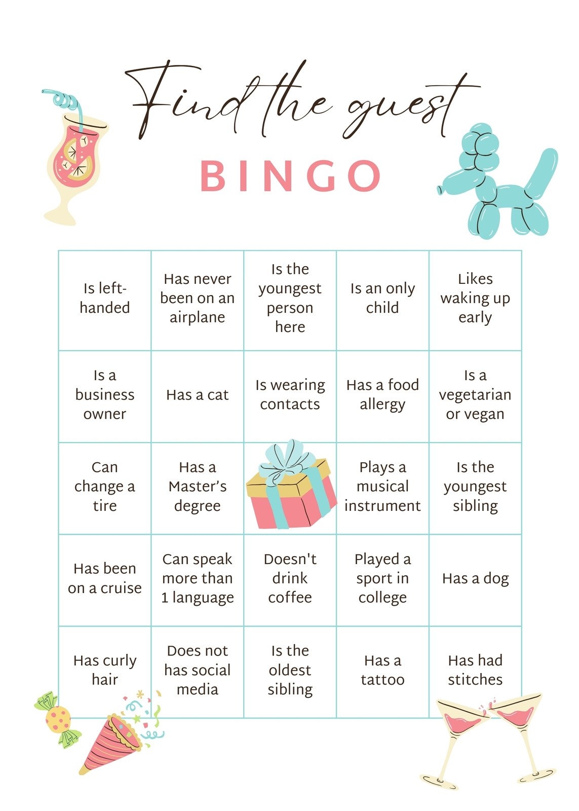 Editable Blank Bingo Cards Printable Free