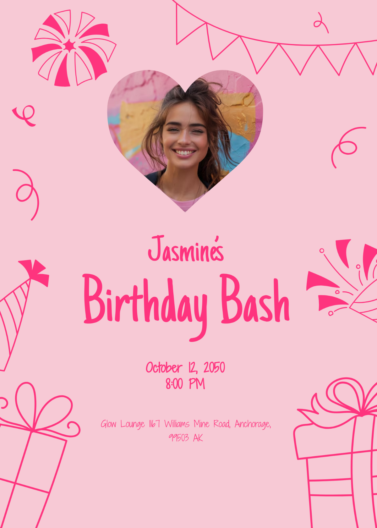 Free Birthday Greeting Card Templates Editable And Printable
