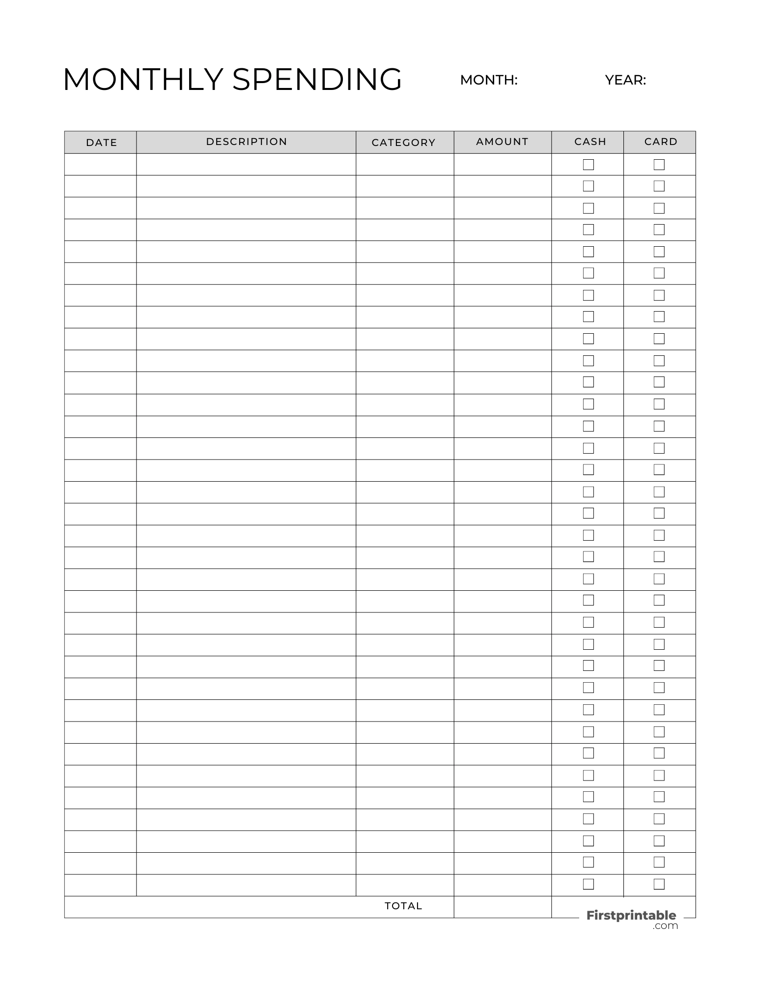 Free Budget Planner Templates Printable U0026 Fillable