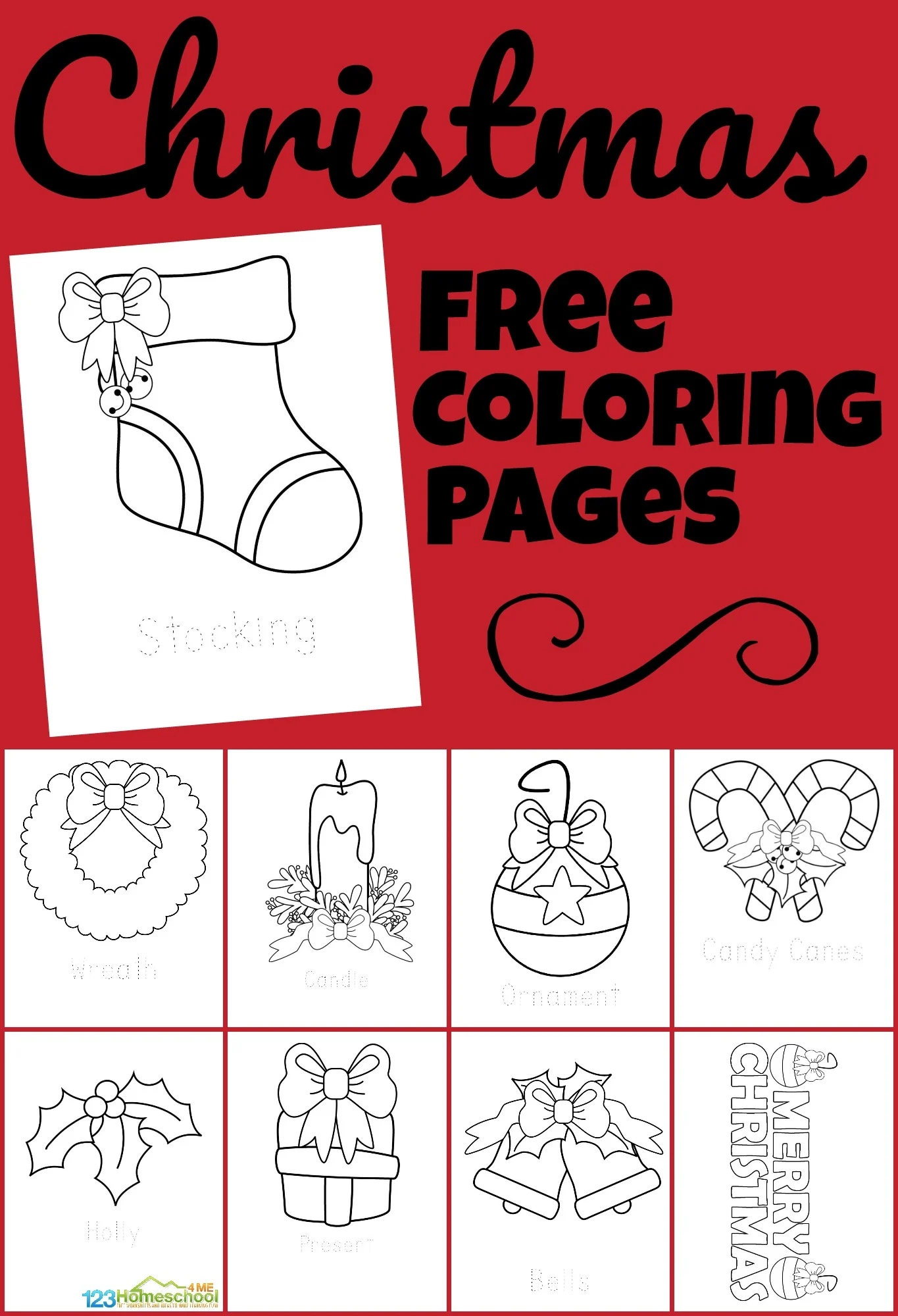Free Printable Christmas Coloring Pages