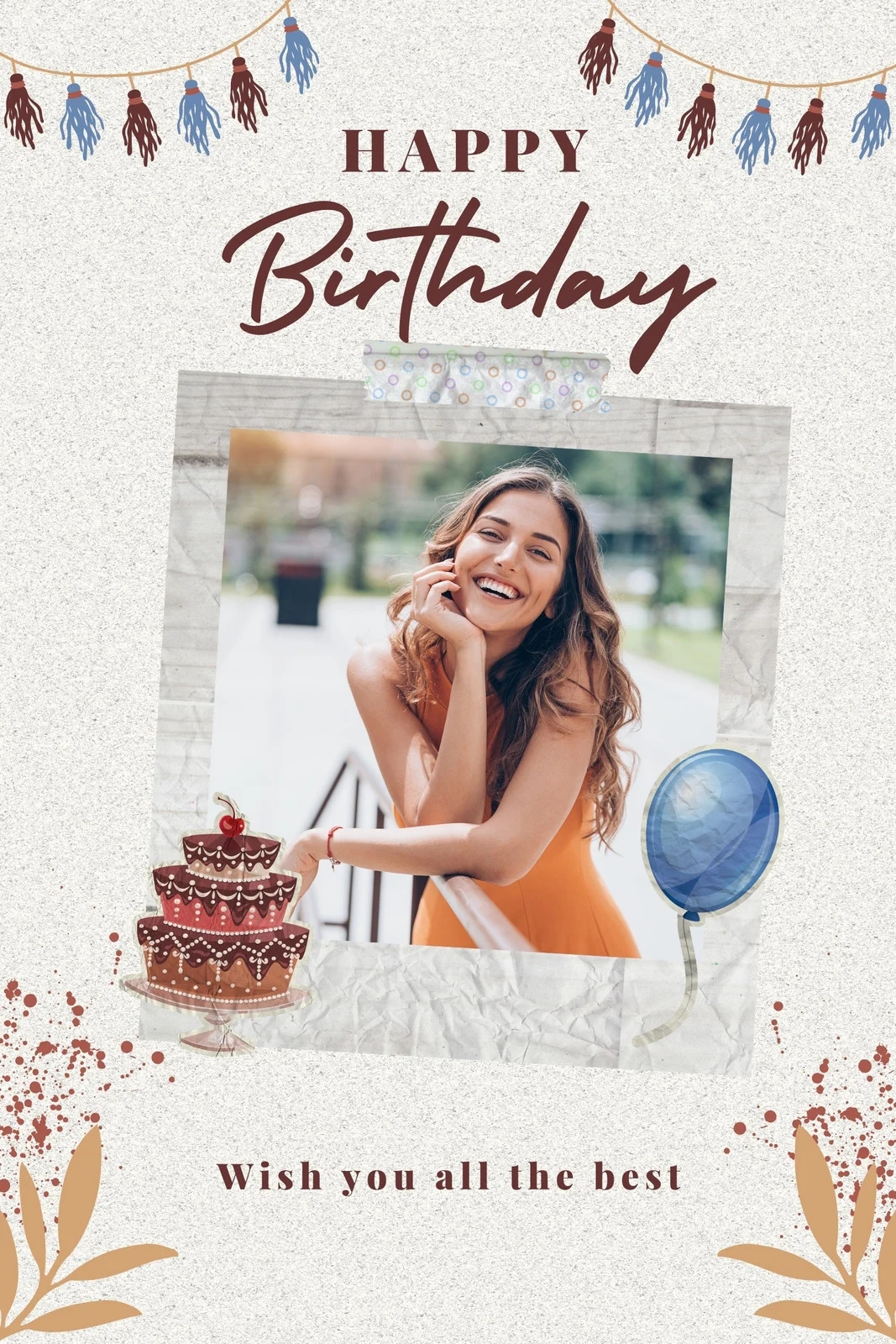 Free Custom Printable Birthday Card Templates Canva