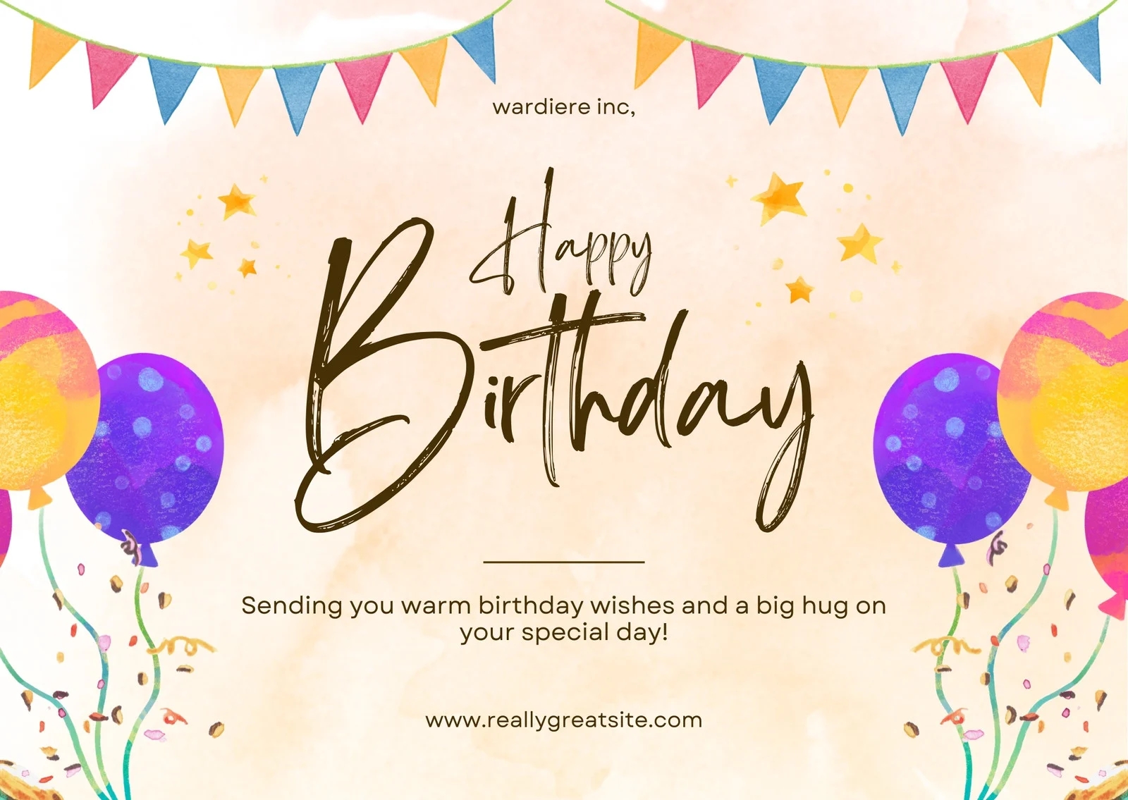Free Custom Printable Birthday Card Templates Canva