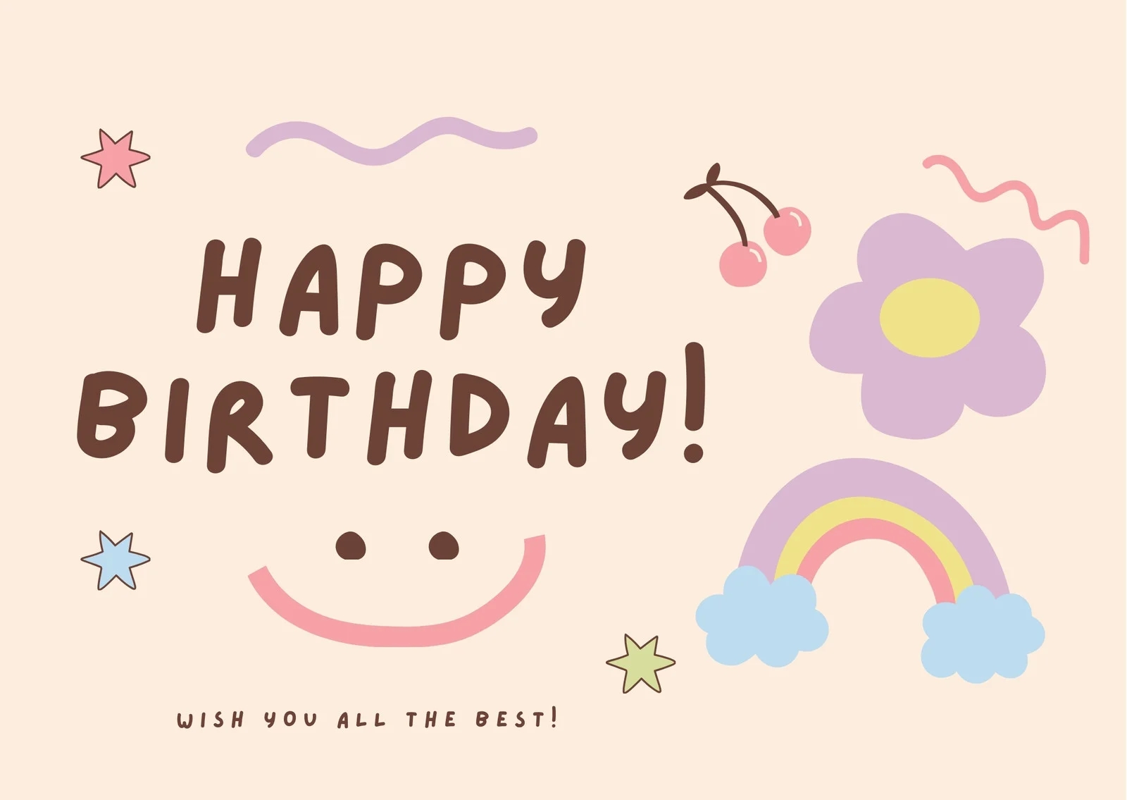 Free Custom Printable Birthday Card Templates Canva