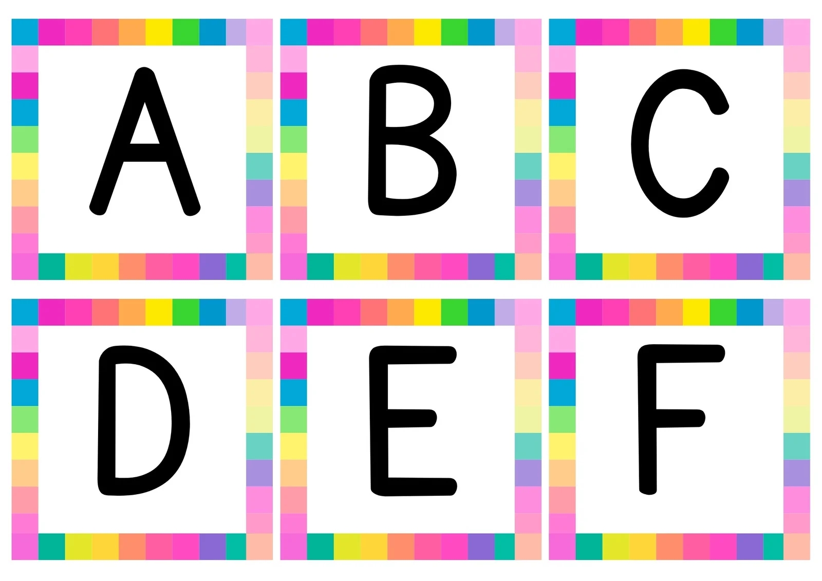 Abc Flash Cards Printable Free