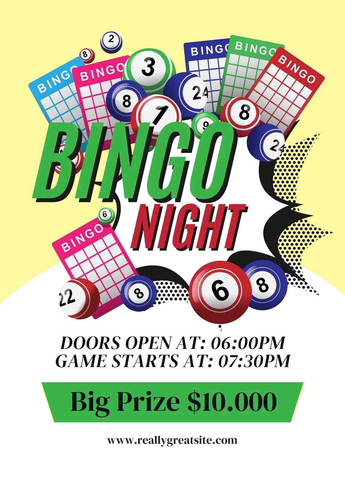 Free Customizable Printable Bingo Flyer Templates Canva