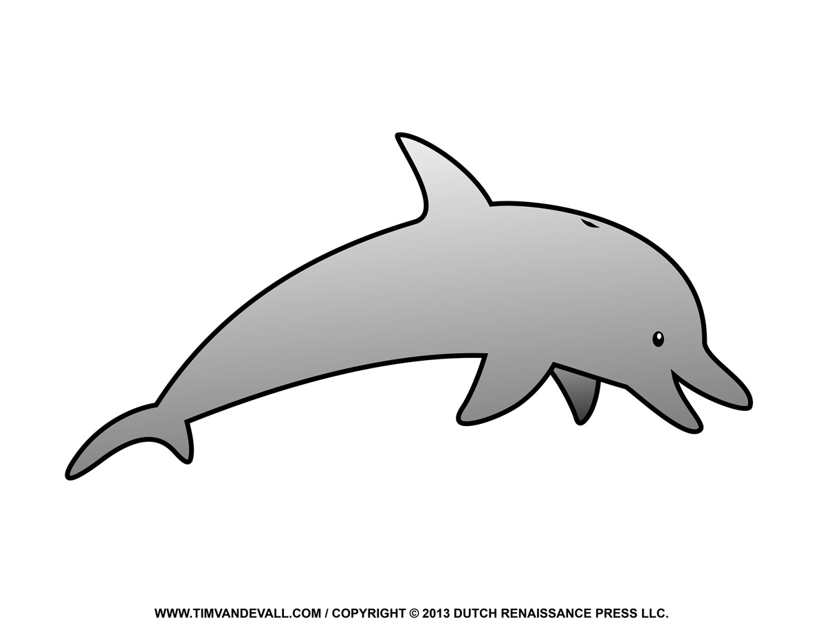 Free Dolphin Clipart Printable Coloring Pages Outline Silhouette Free Dolphin Clipart Printable Coloring Pages Outline Silhouette