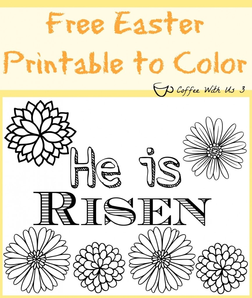 Free Easter Printables To Color Coffee With Us 3