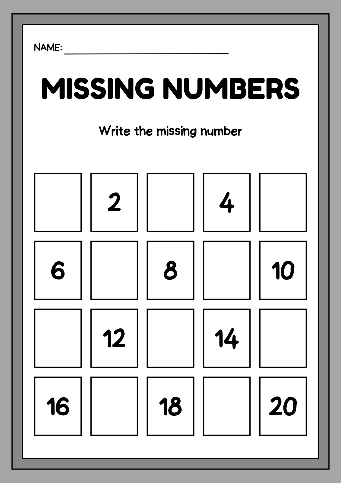 Printable Kindergarten Worksheets Free