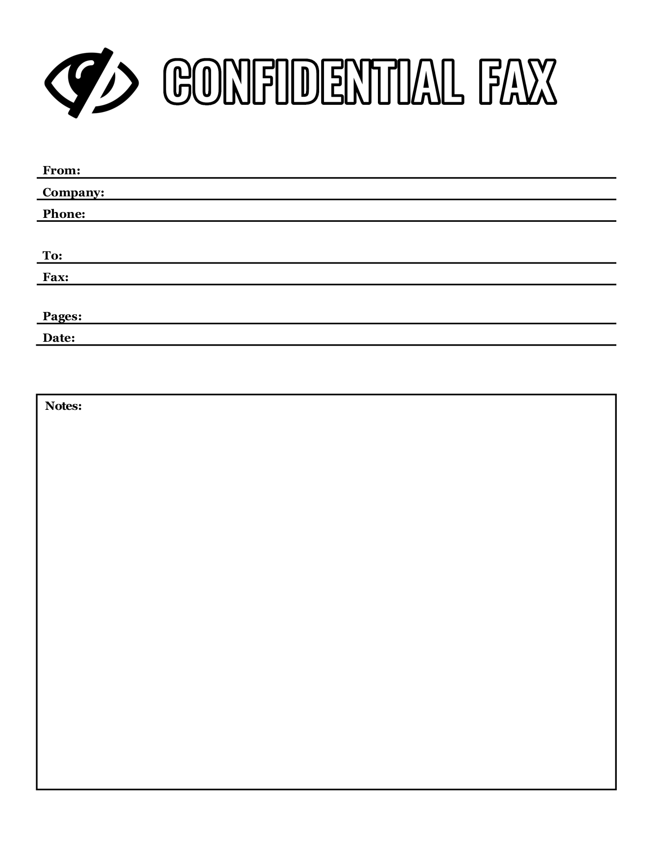 Free Fax Confidential Cover Sheets FaxBurner