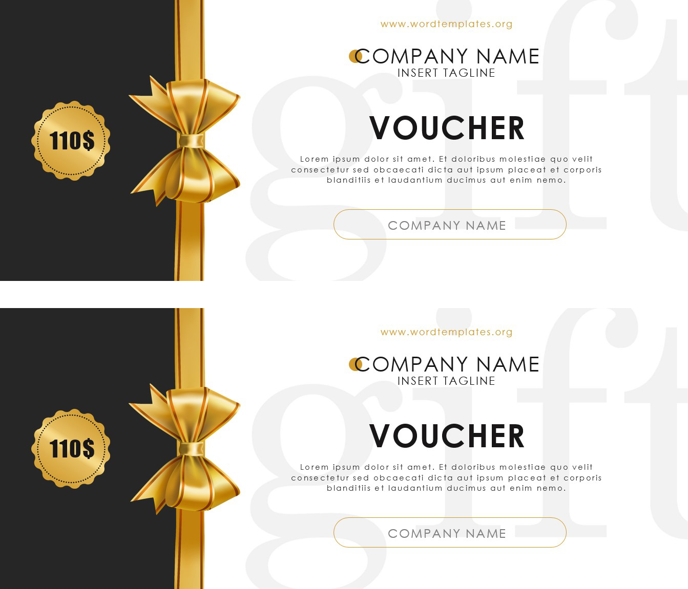 Free Gift Certificate Templates Word Templates For Free Download
