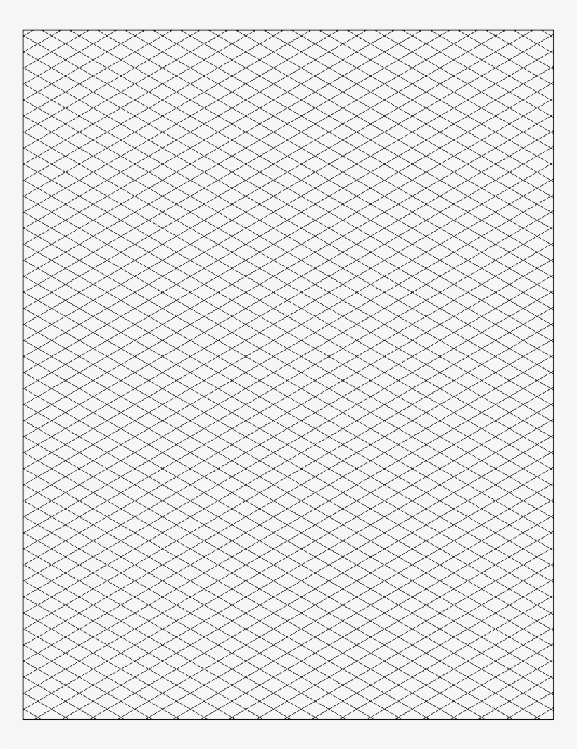 Free Isometric Graph Paper Grid Paper Printable Isometric Isometric Grid A4 Print Free Transparent PNG Download PNGkey