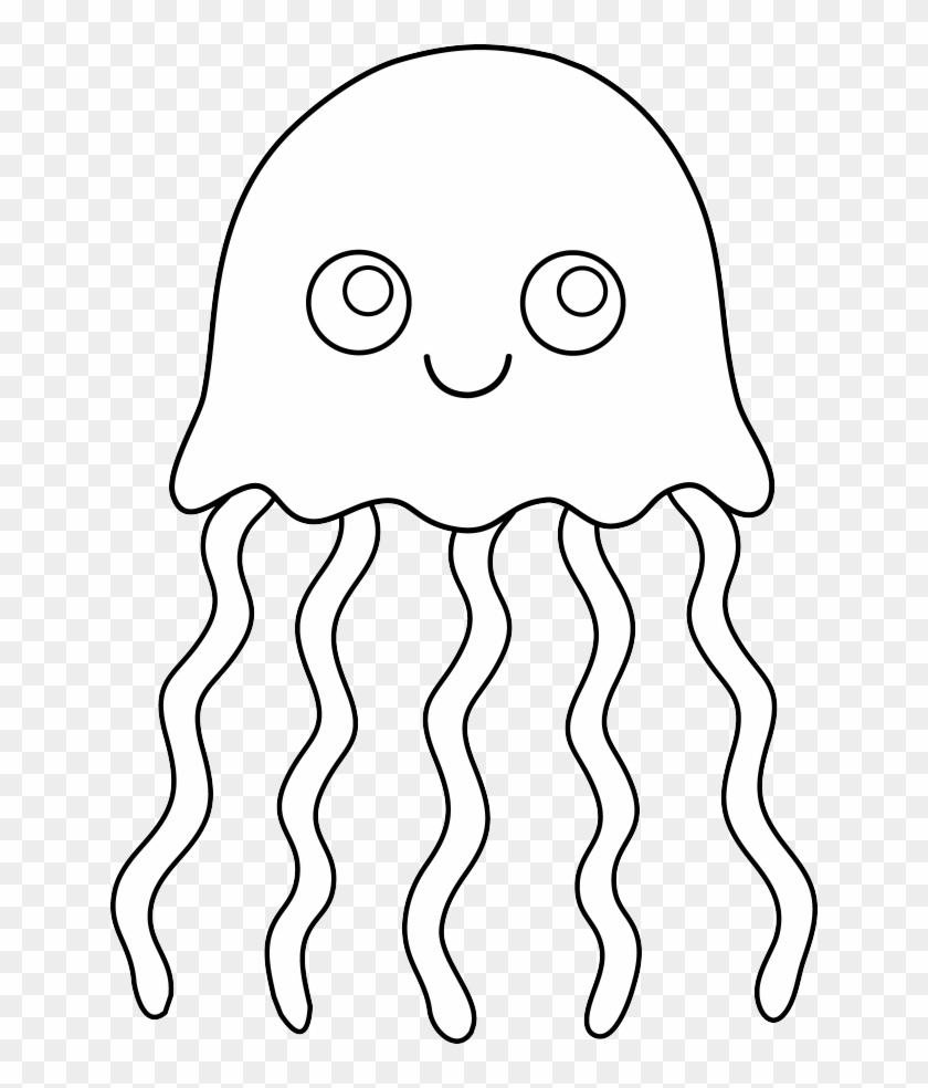 Free Jellyfish Printables To Color Free Transparent PNG Clipart Images Download