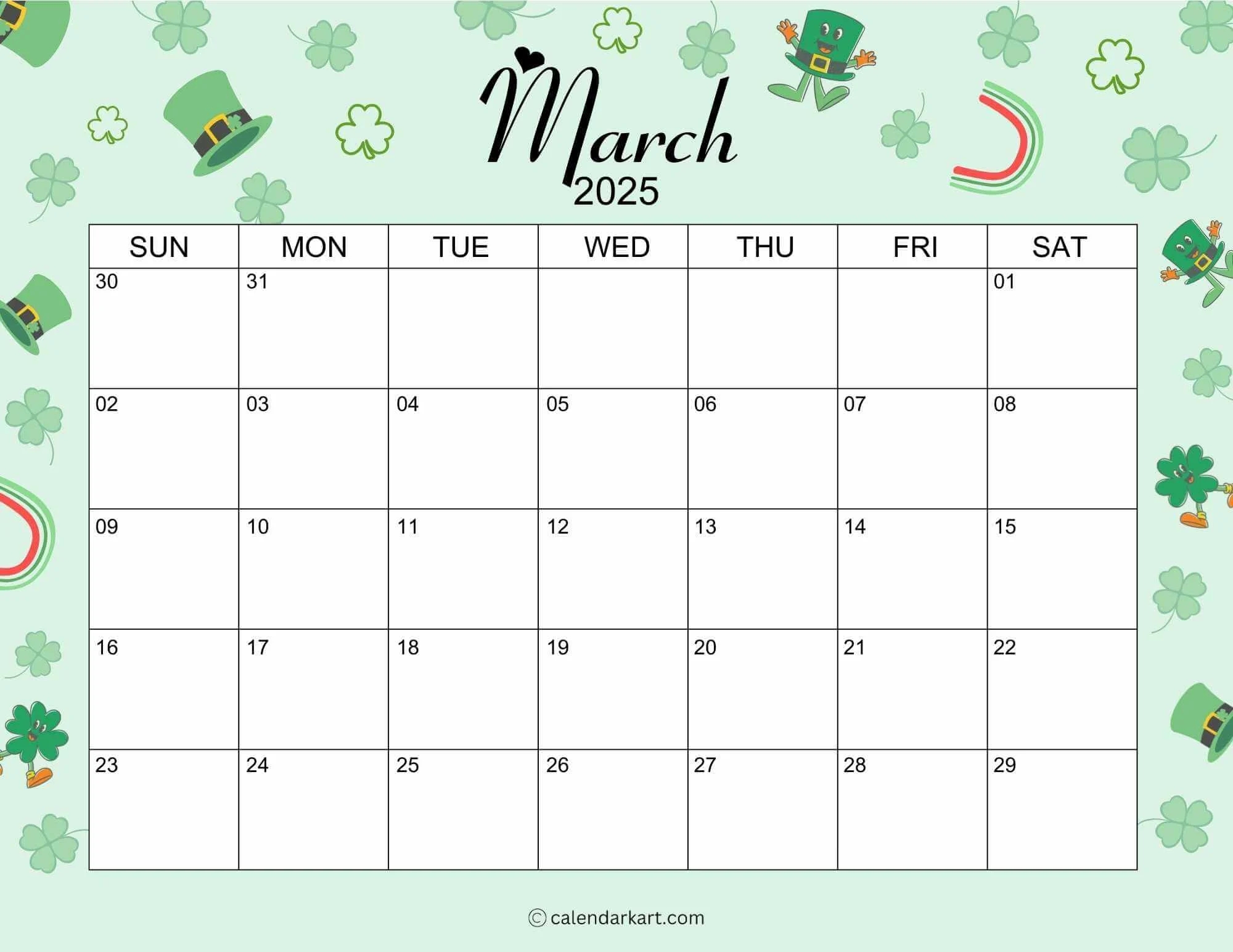 Free Printable 2025 Calendars Monthly Weekly Templates