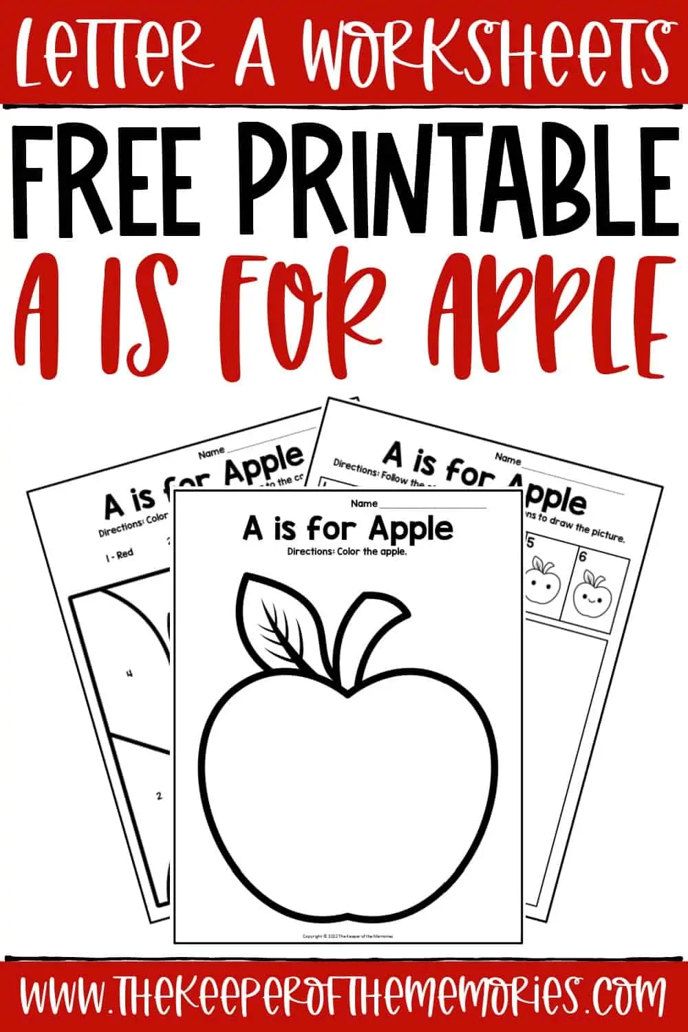 Free Printable Letter A Worksheets