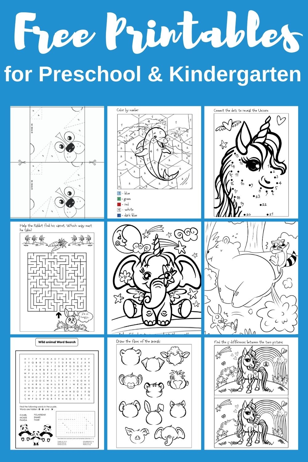 Printable Preschool Activities Free