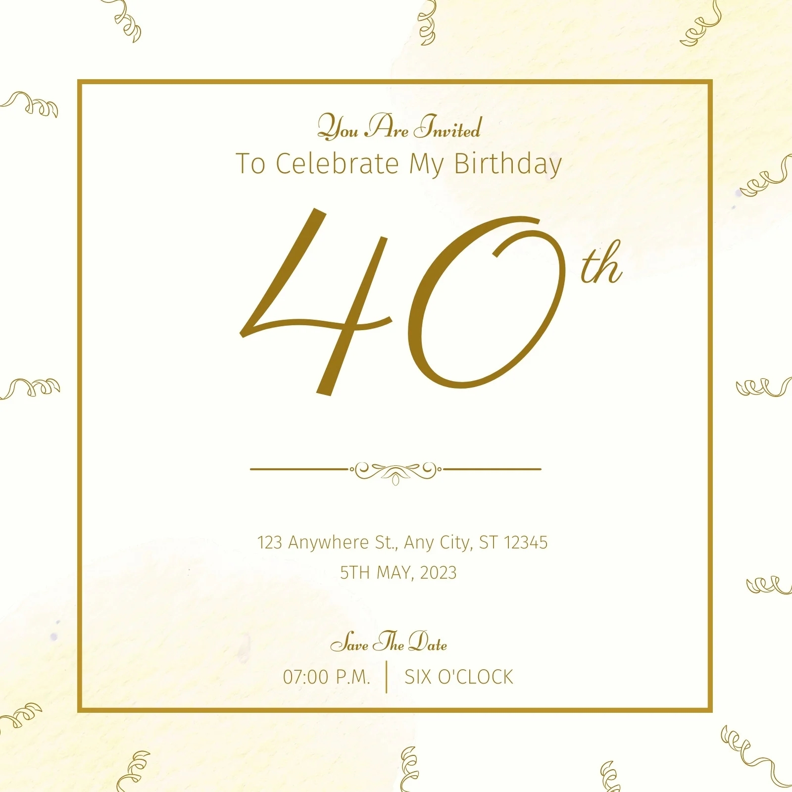 Free Printable Adult Birthday Invitation Templates Canva
