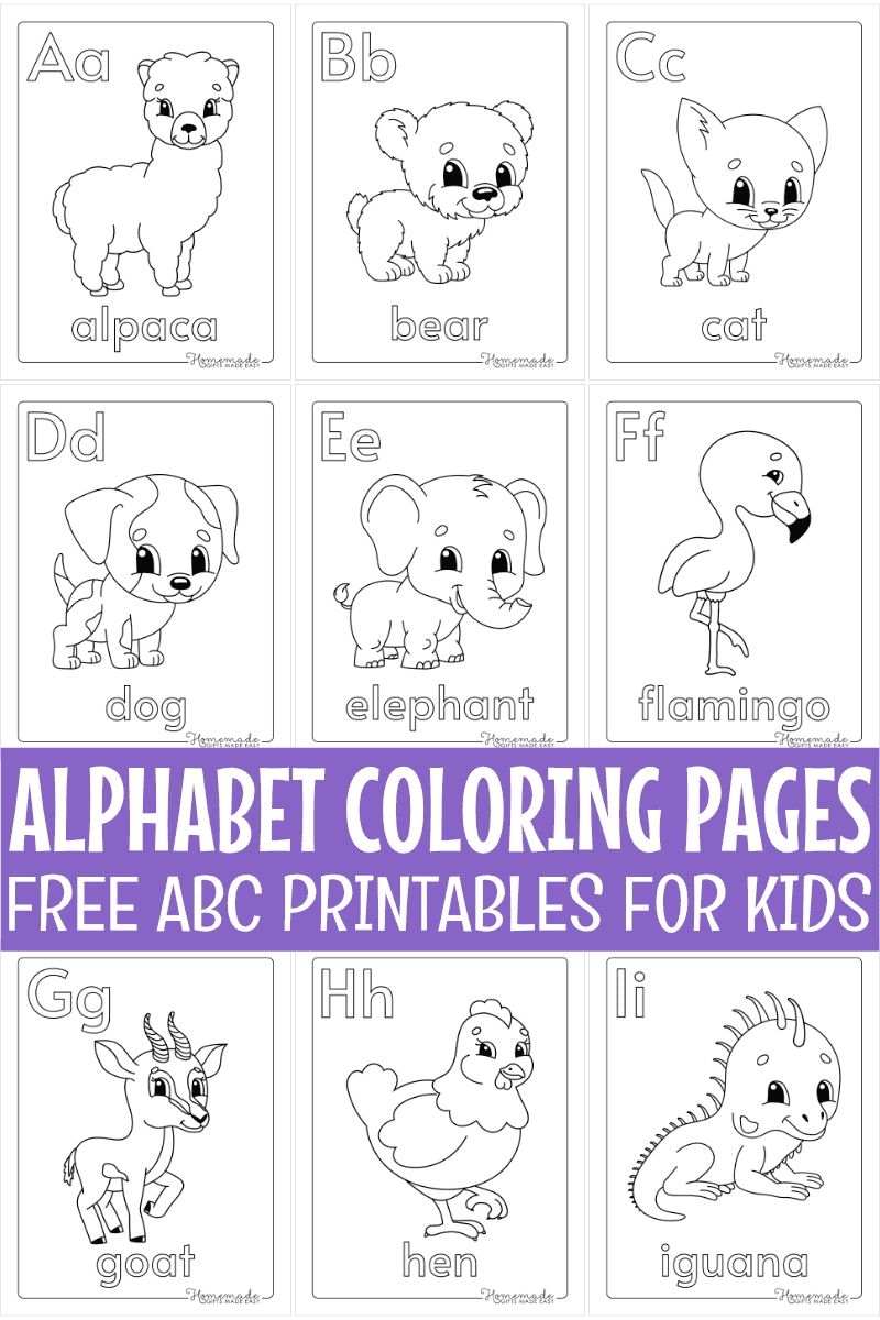 Free Alphabet Printables For Toddlers