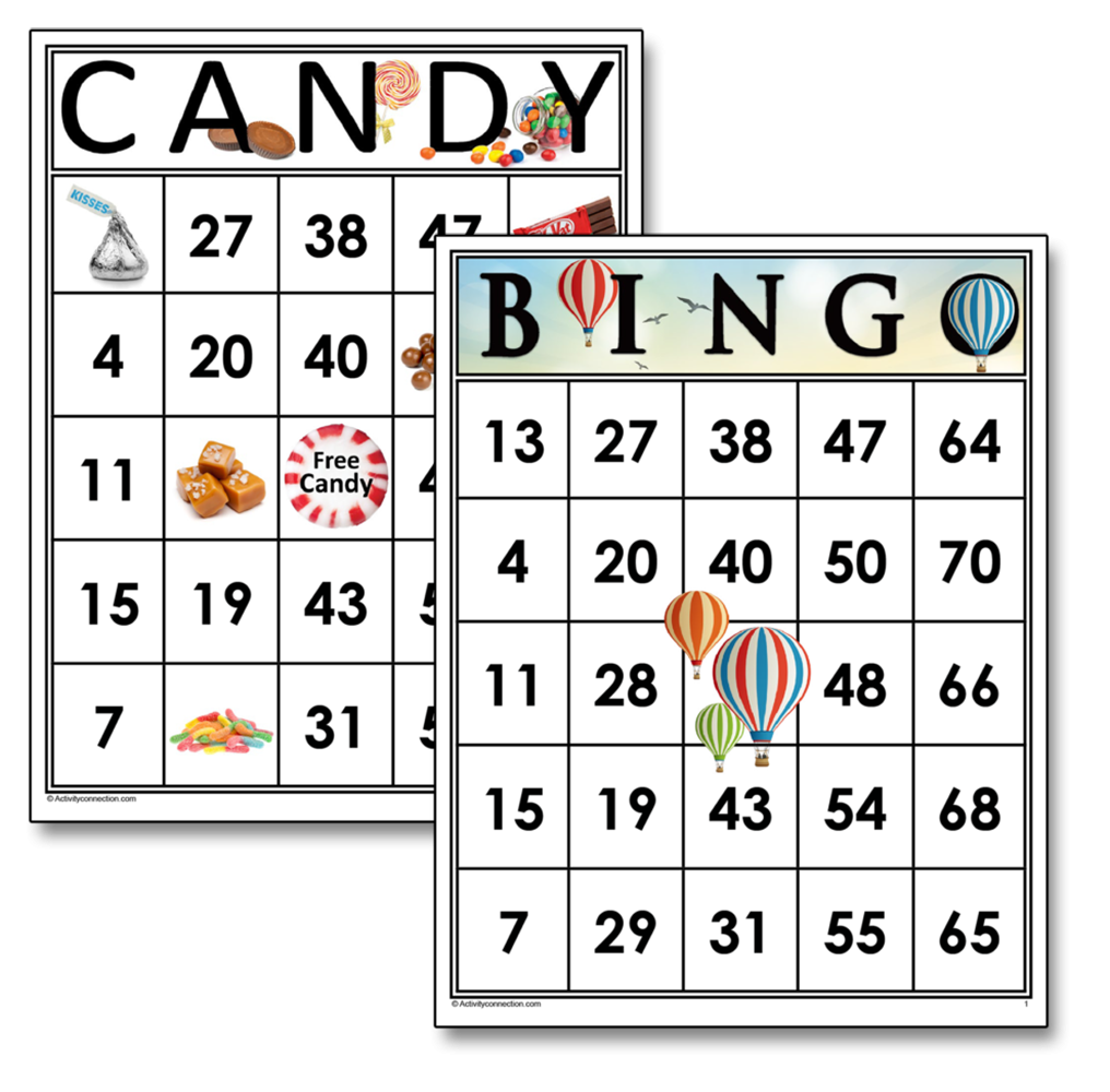 Free Printable Bingo Cards Activity Connection Worksheets Library