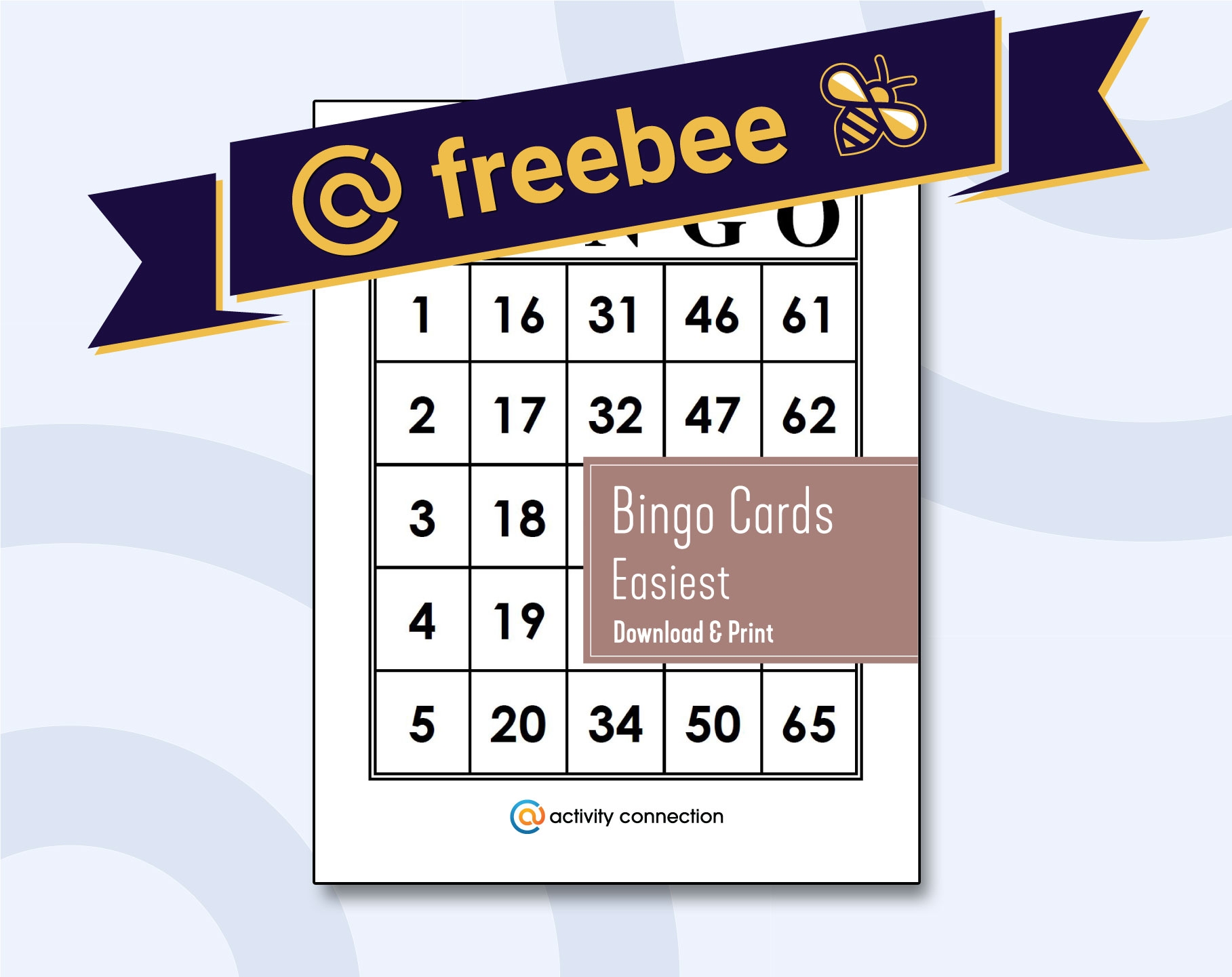 Free Printable Bingo Cards Easiest Design