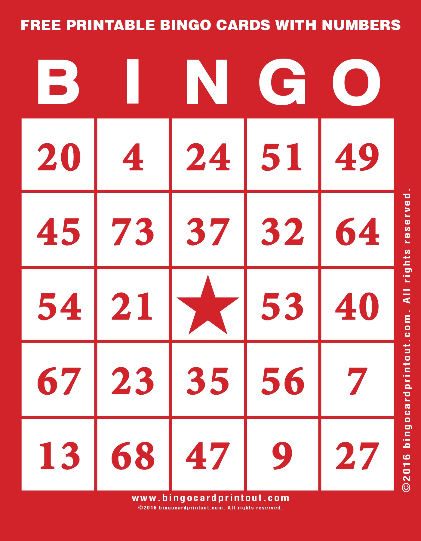 Free Printable Bingo Cards With Numbers BingoCardPrintout Free Printable Bingo Cards With Numbers BingoCardPrintout