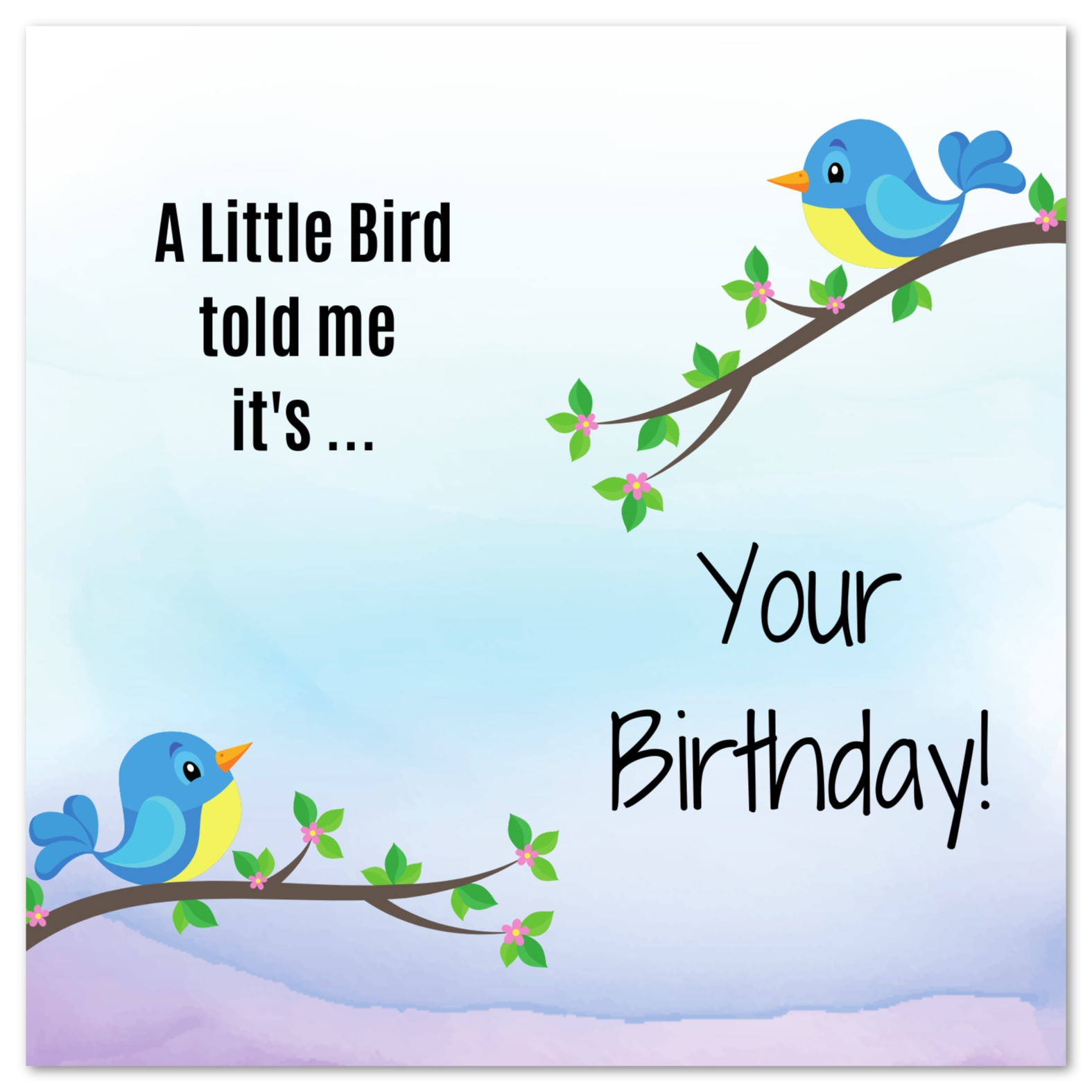 Birthday Card Printable Free