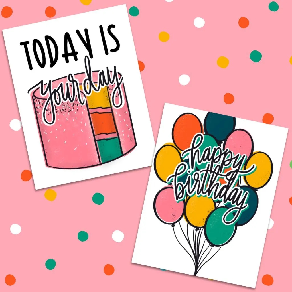 Birthday Card Printable Free Foldable