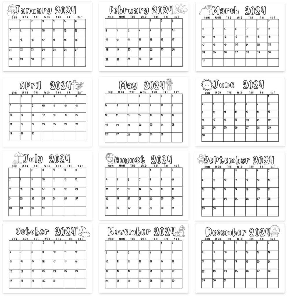 Free Printable Printable Calendar