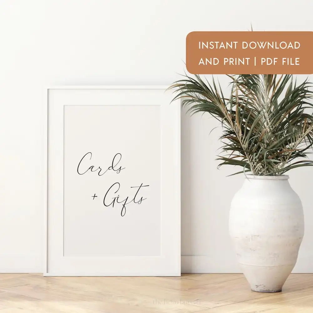 Free Printable Cards And Gifts Sign