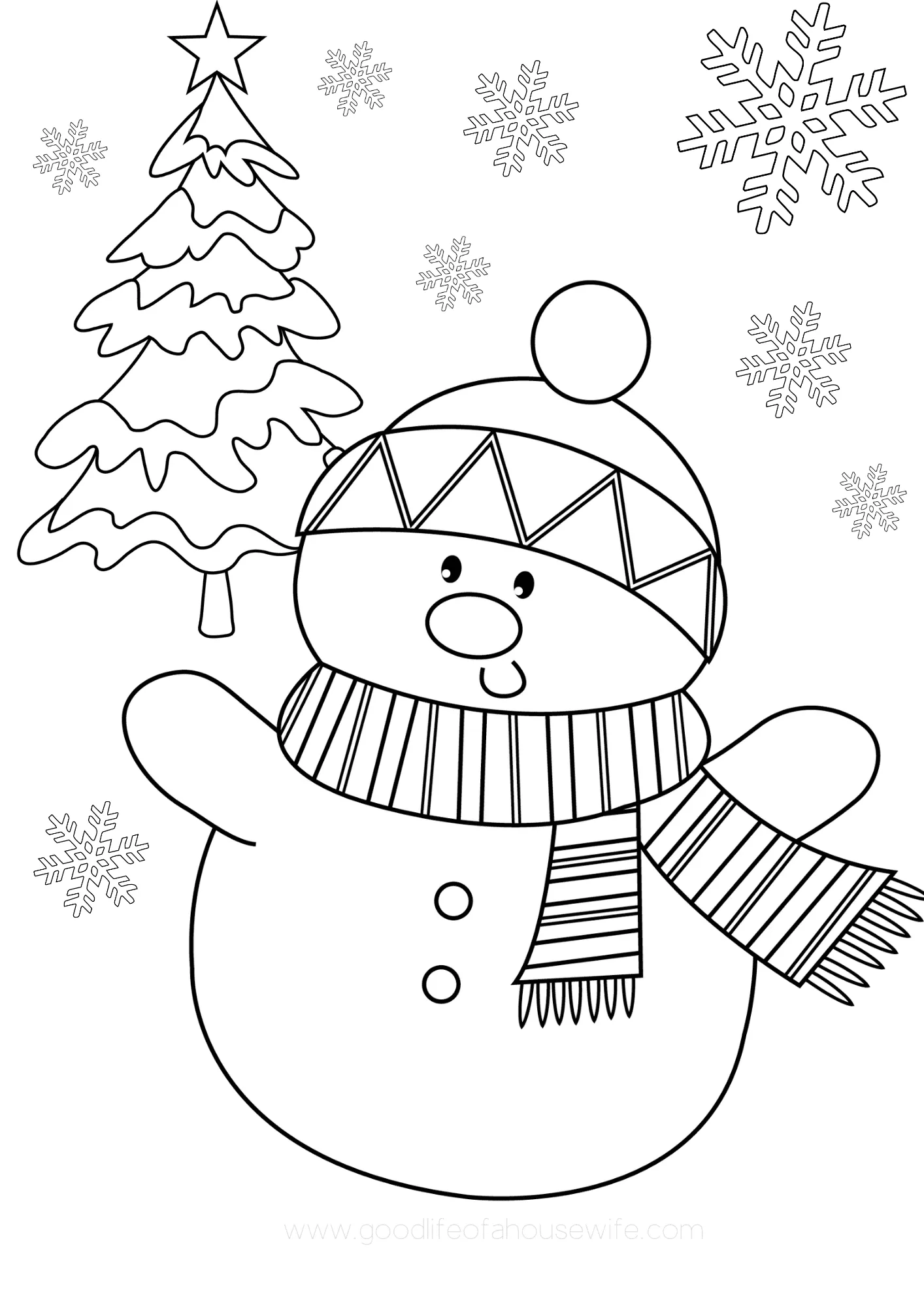 Christmas Coloring Pages Printable Free