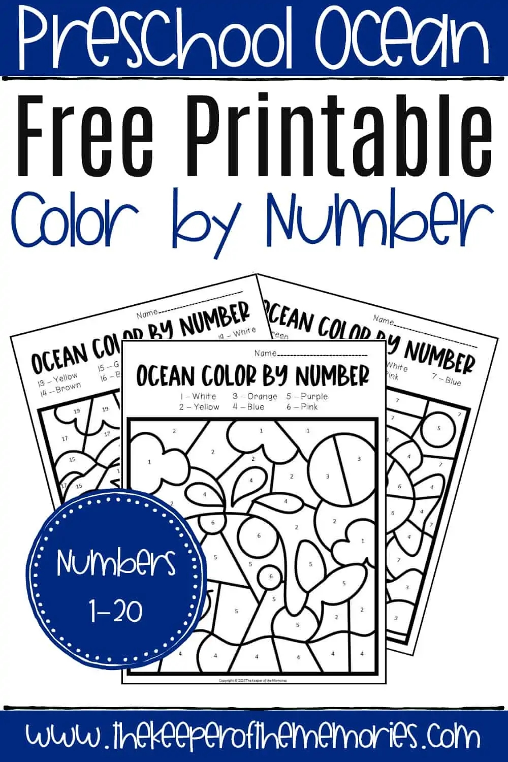 Color By Number Free Printable