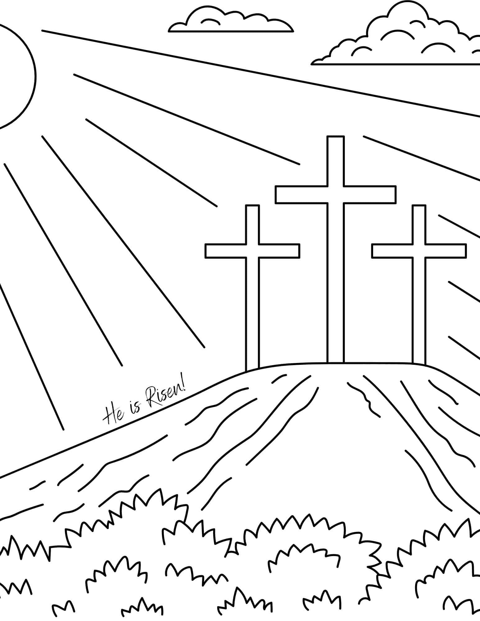 Free Printable Coloring Pages For Easter The Lobo Life