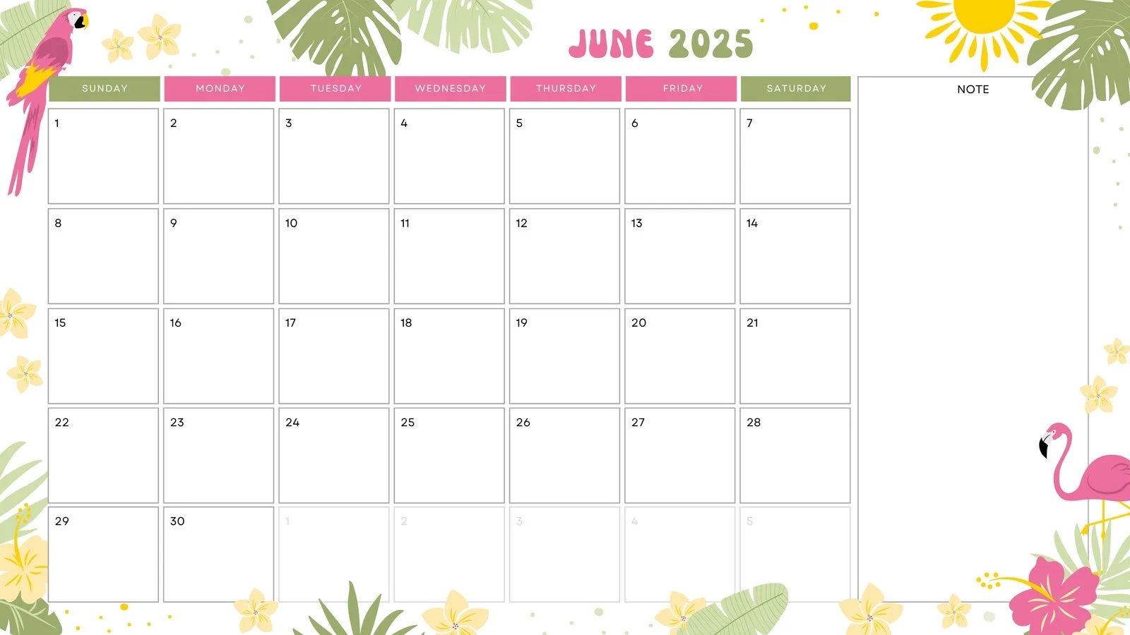 Free Printable Customizable Monthly Calendar Templates Canva