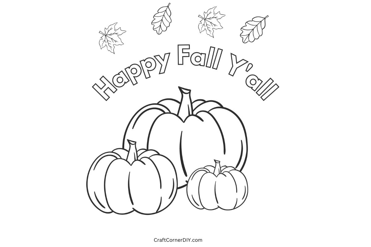 Fall Coloring Pages Free Printable