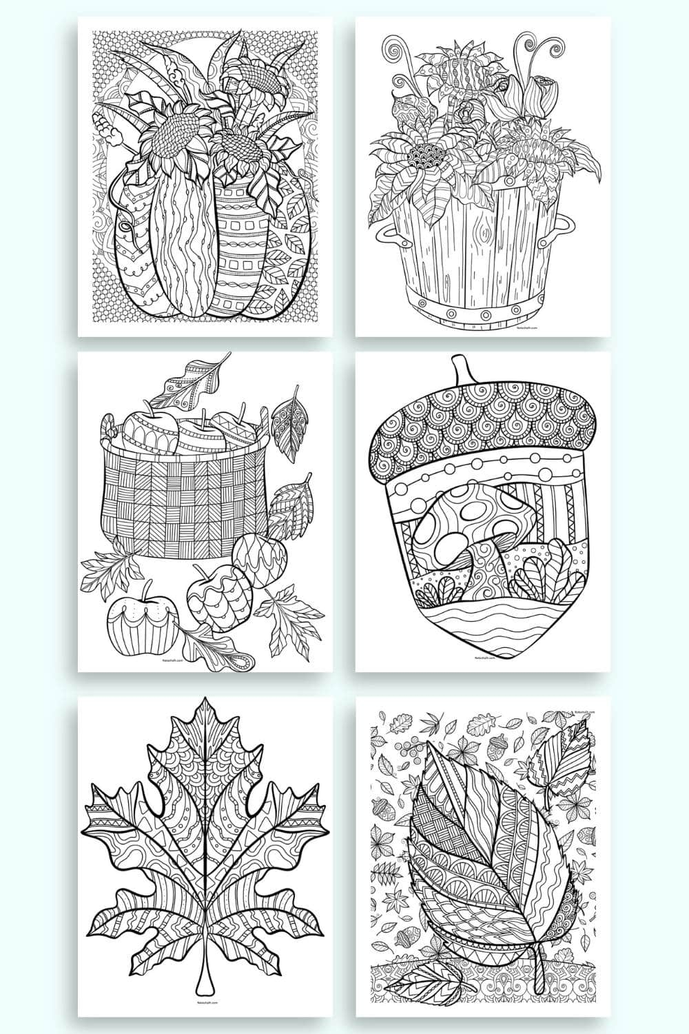 Free Fall Printable Coloring Pages